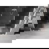 Mexen Velar Duo sliding shower doors 180 cm, graphite, white - 871-180-000-42-20