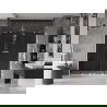 Mexen Velar Duo sliding shower doors 180 cm, graphite, white - 871-180-000-42-20