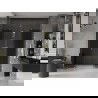 Mexen Velar Duo sliding shower door 180 cm, graphite, gold - 871-180-000-42-50