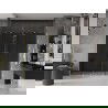 Mexen Velar Duo sliding shower door 170 cm, graphite, brushed gold - 871-170-000-42-55