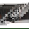 Mexen Velar Duo Sliding Shower Door 180 cm, Graphite, Rose Gold - 871-180-000-42-60
