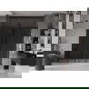 Mexen Velar Duo sliding shower door 180 cm, graphite, black - 871-180-000-42-70