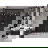 Mexen Velar Duo sliding shower door 170 cm, graphite, brushed nickel - 871-170-000-42-97