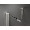 Mexen Velar Duo sliding shower doors 200 cm, graphite, brushed nickel - 871-200-000-42-97