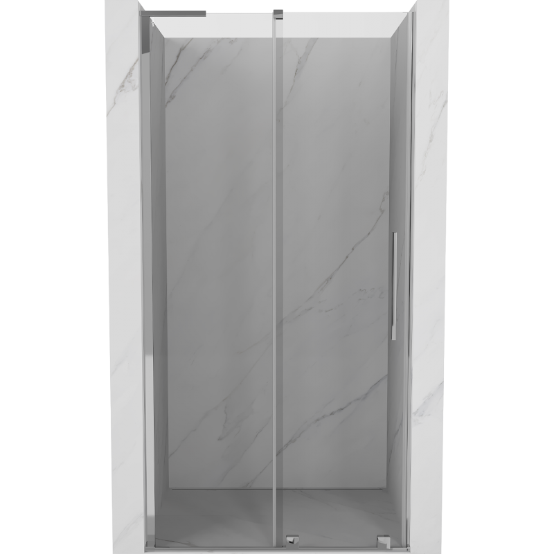 Mexen Velar L sliding shower door 90 cm, transparent, chrome - 871-090-003-01-01