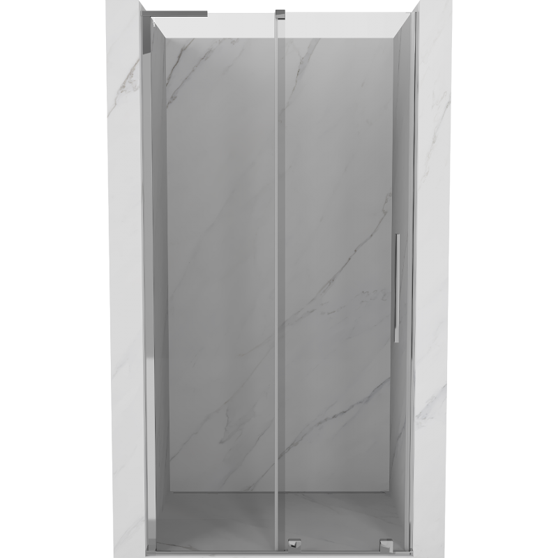 Mexen Velar L 110 cm Sliding Shower Door, Transparent, Chrome - 871-110-003-01-01
