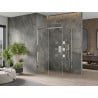 Mexen Omega sliding shower cabin 100 x 80 cm, transparent, chrome - 825-100-080-01-00