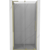 Mexen Velar L sliding shower door 90 cm, transparent, gold - 871-090-003-01-50