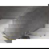Mexen Velar L sliding shower door 110 cm, transparent, brushed gold - 871-110-003-01-55