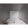 Mexen Velar L sliding shower door 90 cm, transparent, rose gold - 871-090-003-01-60