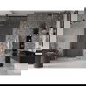 Mexen Velar L sliding shower door 90 cm, transparent, brushed copper - 871-090-003-01-65
