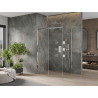 Mexen Omega sliding shower cabin 110 x 70 cm, transparent, chrome - 825-110-070-01-00