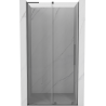 Mexen Velar L Sliding Shower Door 110 cm, Transparent, Gun Metal - 871-110-003-01-95