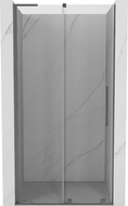 Mexen Velar L sliding shower door 120 cm, transparent, gun metal - 871-120-003-01-95