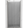 Mexen Velar L sliding shower doors 90 cm, transparent, brushed nickel - 871-090-003-01-97