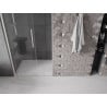 Mexen Velar L sliding shower door 90 cm, transparent, brushed nickel - 871-090-003-01-97