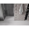 Mexen Velar L sliding shower door 120 cm, transparent, brushed nickel - 871-120-003-01-97