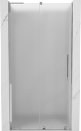 Mexen Velar L 90 cm Sliding Shower Door, Frosted, Chrome - 871-090-003-31-01