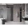 Mexen Velar L sliding shower door 90 cm, frost, chrome - 871-090-003-31-01