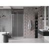 Mexen Velar L sliding shower door 90 cm, frost, chrome - 871-090-003-31-01
