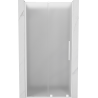 Mexen Velar L sliding shower doors 120 cm, frosted, white - 871-120-003-31-20