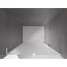 Mexen Velar L sliding shower door 120 cm, frost, white - 871-120-003-31-20