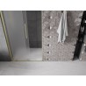 Mexen Velar L sliding shower door 90 cm, frost, brushed gold - 871-090-003-31-55