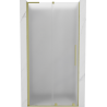 Mexen Velar L Sliding Shower Doors 100 cm, Frosted, Brushed Gold - 871-100-003-31-55