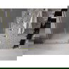 Mexen Velar L Sliding Shower Doors 100 cm, Frosted, Brushed Gold - 871-100-003-31-55