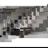 Mexen Velar L Sliding Shower Doors 100 cm, Frosted, Brushed Gold - 871-100-003-31-55