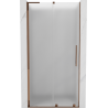 Mexen Velar L sliding shower door 100 cm, frosted, rose gold - 871-100-003-31-60