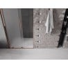 Mexen Velar L sliding shower door 110 cm, frost, rose gold - 871-110-003-31-60