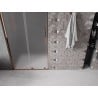 Mexen Velar L sliding shower door 110 cm, frost, rose gold - 871-110-003-31-60