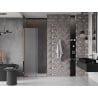 Mexen Velar L sliding shower door 110 cm, frost, rose gold - 871-110-003-31-60