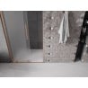 Mexen Velar L sliding shower door 120 cm, frost, brushed copper - 871-120-003-31-65