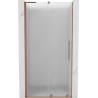 Mexen Velar L sliding shower door 120 cm, frost, brushed copper - 871-120-003-31-65
