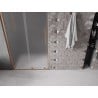 Mexen Velar L sliding shower door 120 cm, frost, brushed copper - 871-120-003-31-65