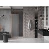 Mexen Velar L sliding shower door 120 cm, frost, brushed copper - 871-120-003-31-65