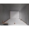 Mexen Velar L sliding shower door 120 cm, frost, brushed copper - 871-120-003-31-65