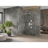 Mexen Omega sliding shower cabin 120 x 80 cm, transparent, chrome - 825-120-080-01-00