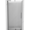 Mexen Velar L 120 cm Sliding Shower Doors, Frosted, Brushed Gun Gray - 871-120-003-31-66