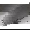 Mexen Velar L sliding shower door 110 cm, frost, brushed gun gray - 871-110-003-31-66