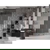 Mexen Velar L sliding shower door 90 cm, frosted, black - 871-090-003-31-70