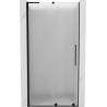 Mexen Velar L sliding shower door 110 cm, frost, black - 871-110-003-31-70