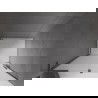 Mexen Velar L sliding shower door 100 cm, frost, gun metal - 871-100-003-31-95