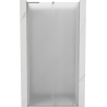 Mexen Velar L Sliding Shower Door 110 cm, Frosted, Brushed Nickel - 871-110-003-31-97