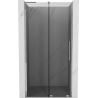 Mexen Velar L 90 cm Sliding Shower Door, Graphite, Chrome - 871-090-003-41-01