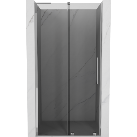 Mexen Velar L Sliding Shower Door 100 cm, Graphite, Chrome - 871-100-003-41-01