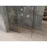 Mexen Omega extendable shower cubicle 130 x 70 cm, Transparent, Chrome - 825-130-070-01-00