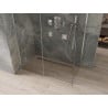 Mexen Omega extendable shower cubicle 130 x 70 cm, Transparent, Chrome - 825-130-070-01-00